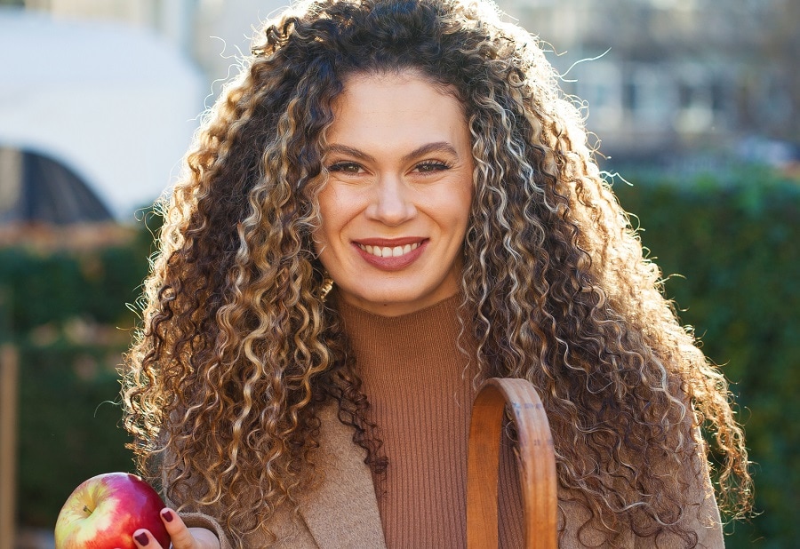 curly tiger eye hair