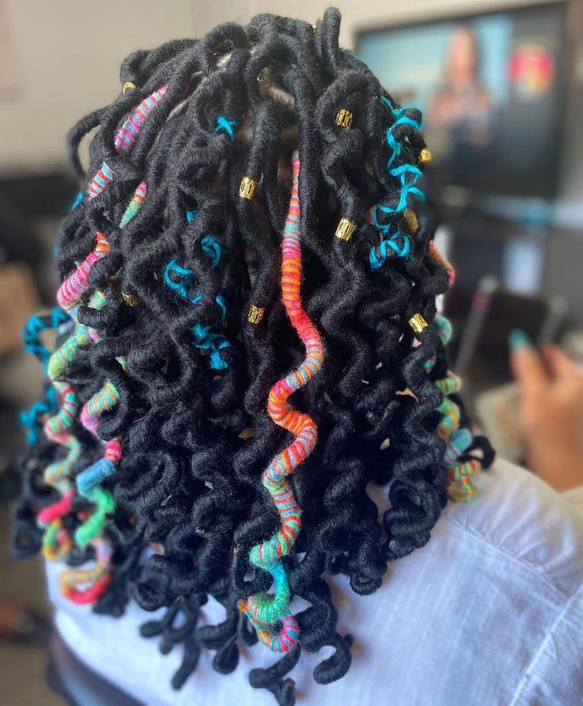 curly yarn dreads