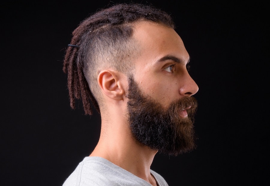 dreadlocks with low fade