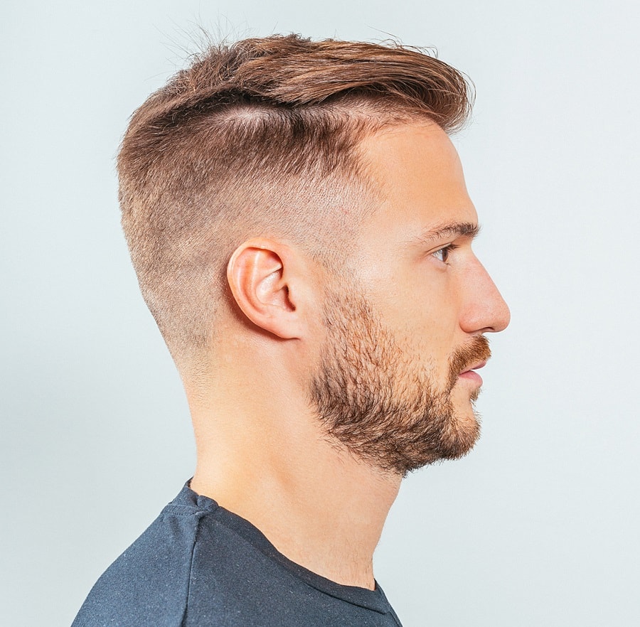 drop fade for fine hair