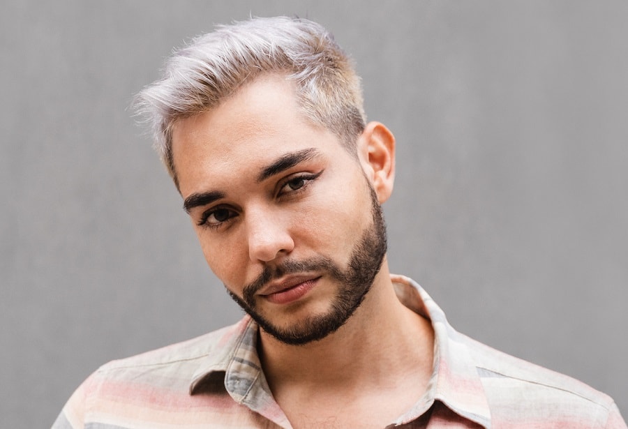 ivy league haircut for silver hair