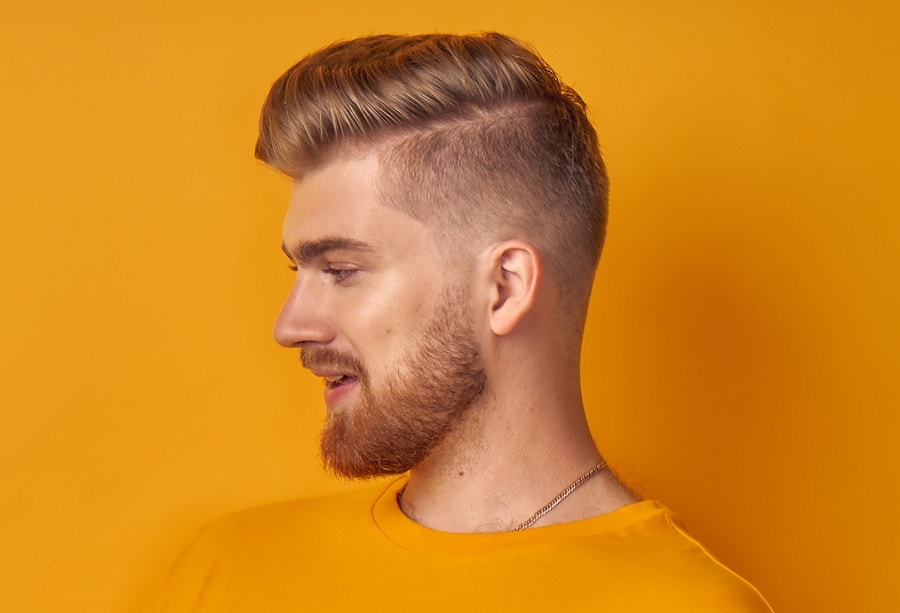 undercut low fade hairstyle
