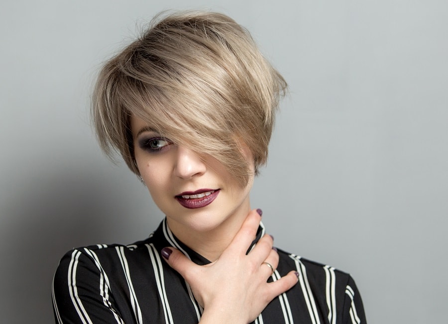 choppy layered pixie