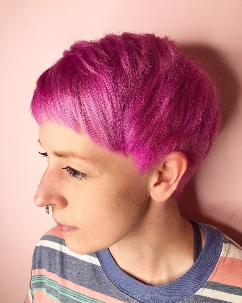 choppy pink pixie