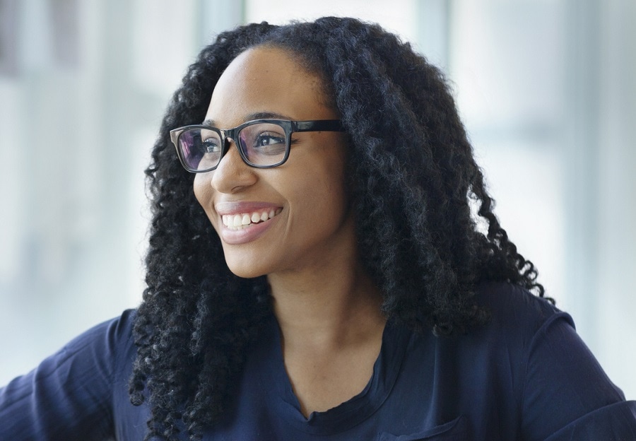 curly protective hairstyle