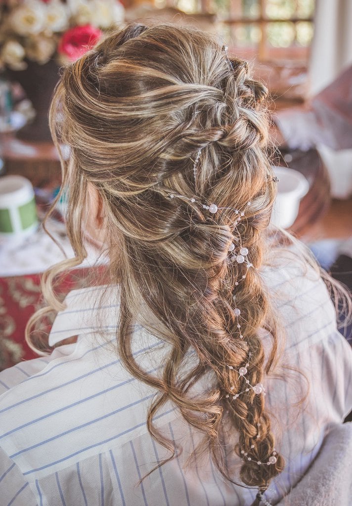 messy loose french braid