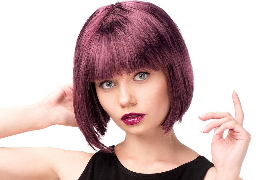 17 Gorgeous Plum Hair Color Ideas for Women | Hairdo Hairstyle