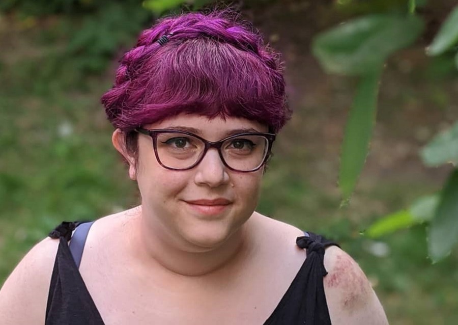 purple milkmaid braid