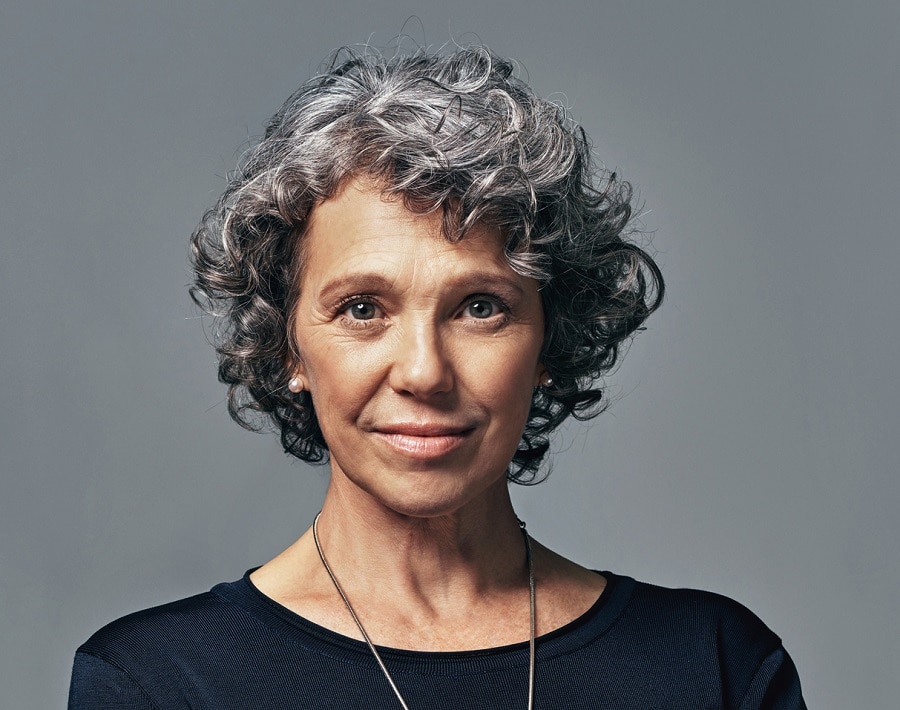 curly shag for older women