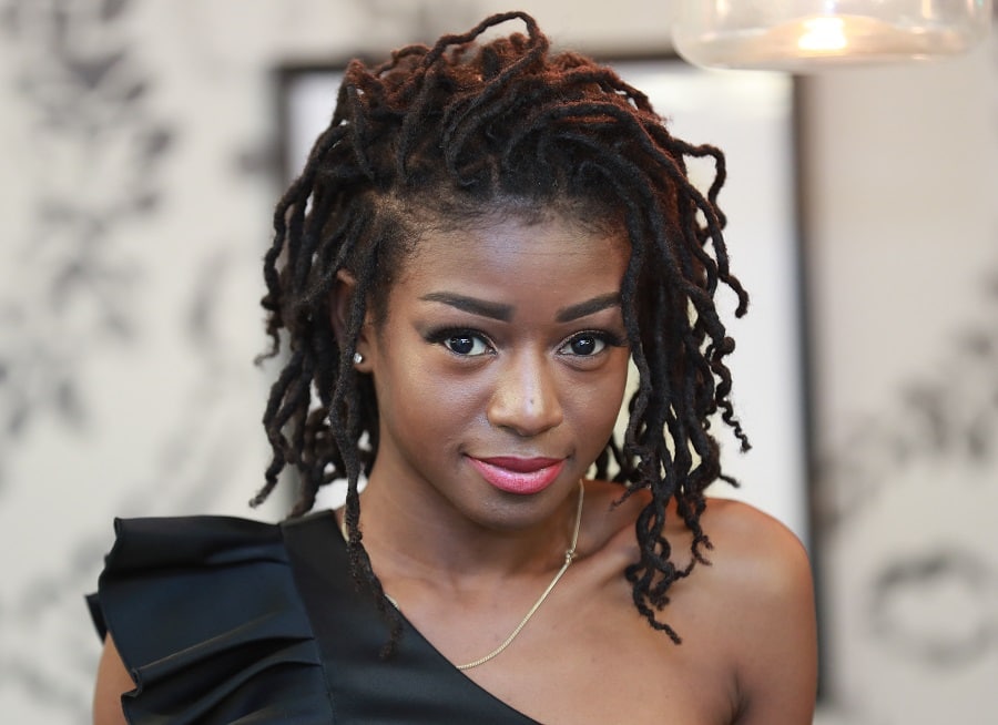 wedding guest hairstyle for black women