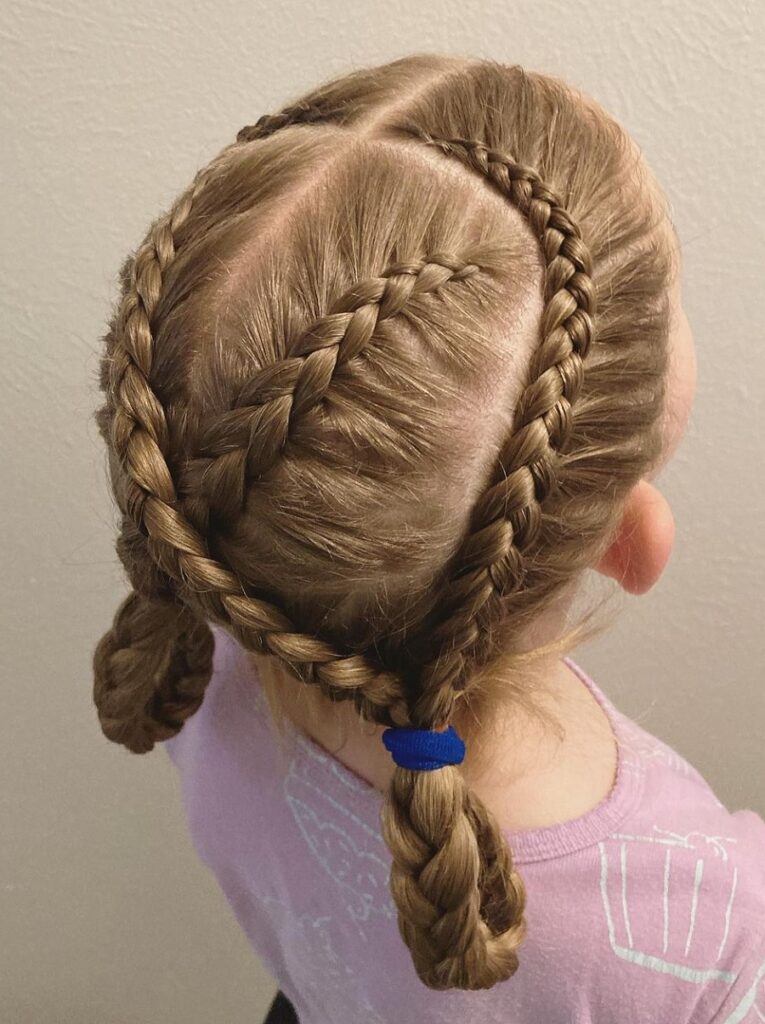 criss cross Dutch braid