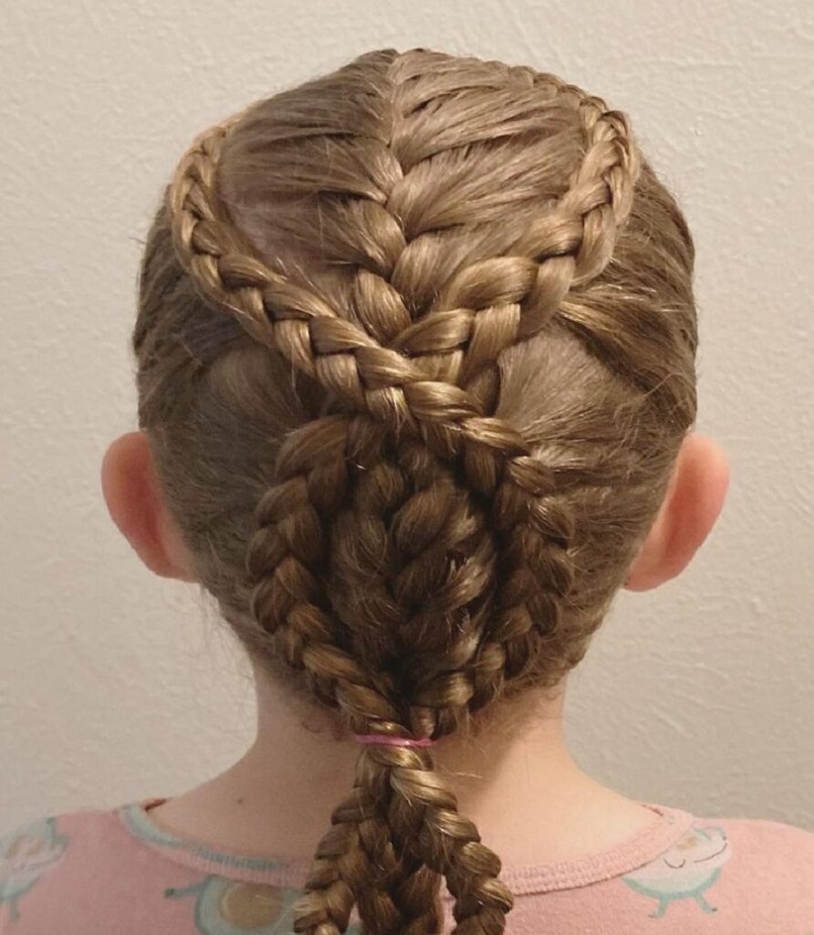 criss cross French braid