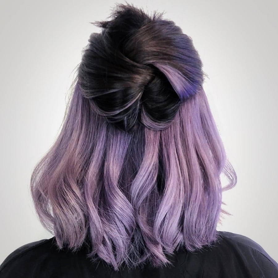 underdye lilac hair