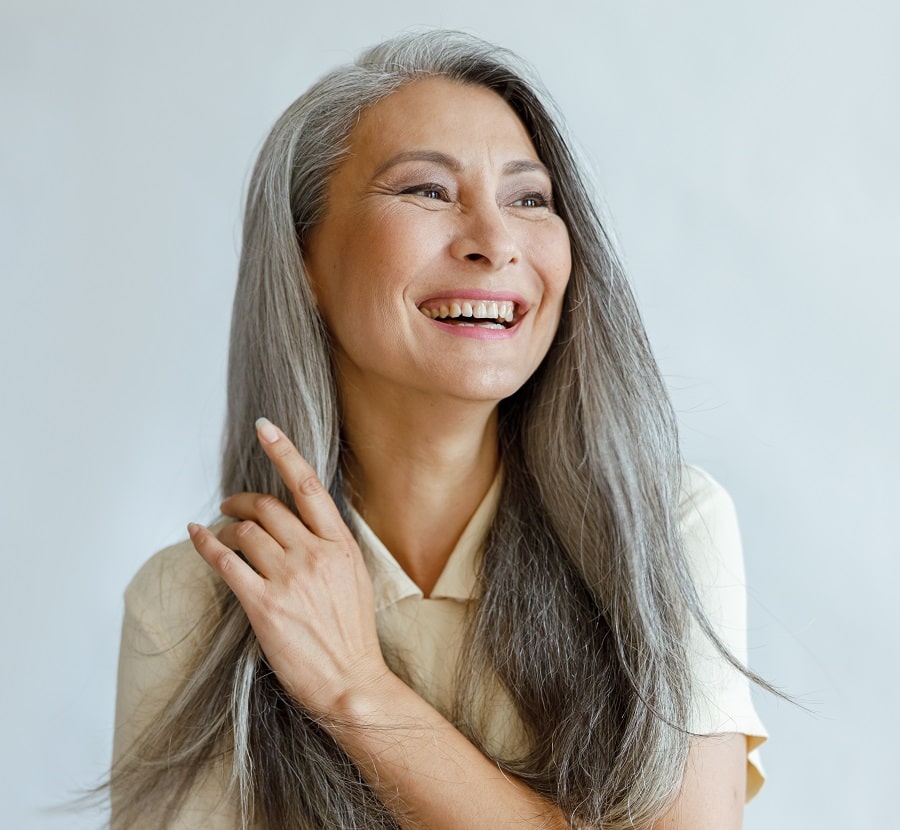 healthy grey hair maintenance tips