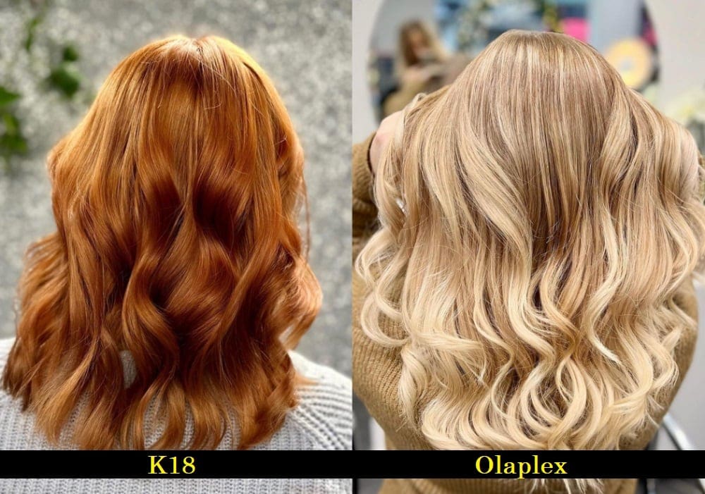 K18 Hair vs. Olaplex Treatment - end results