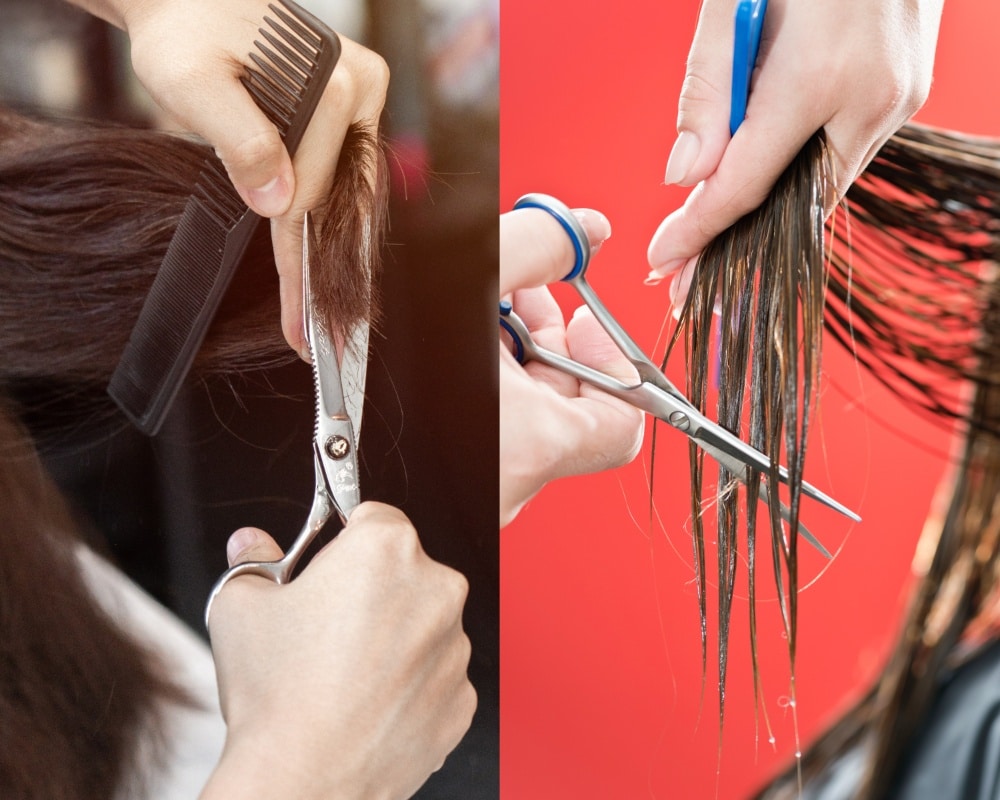 consequences of dry or wet haircutting