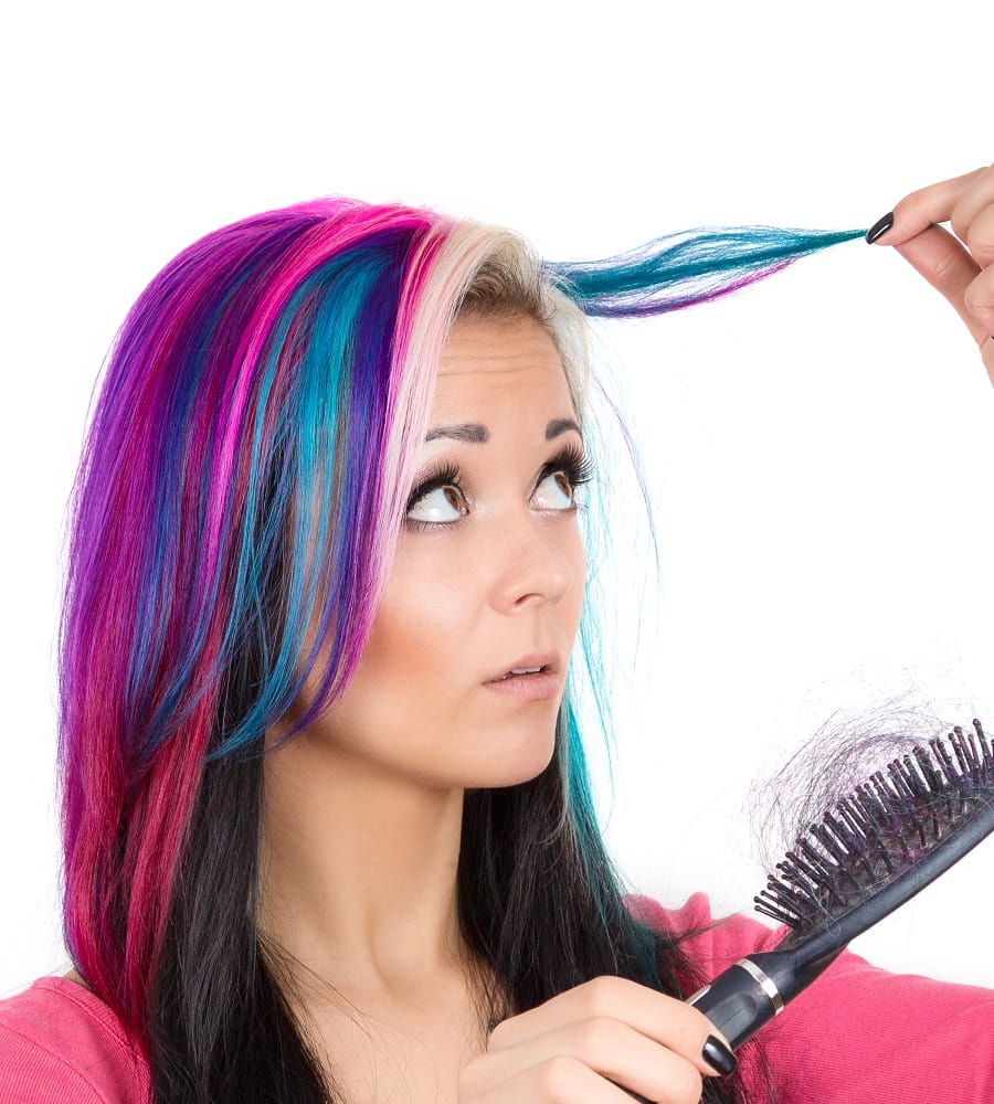 does hair dye affect hair thickness
