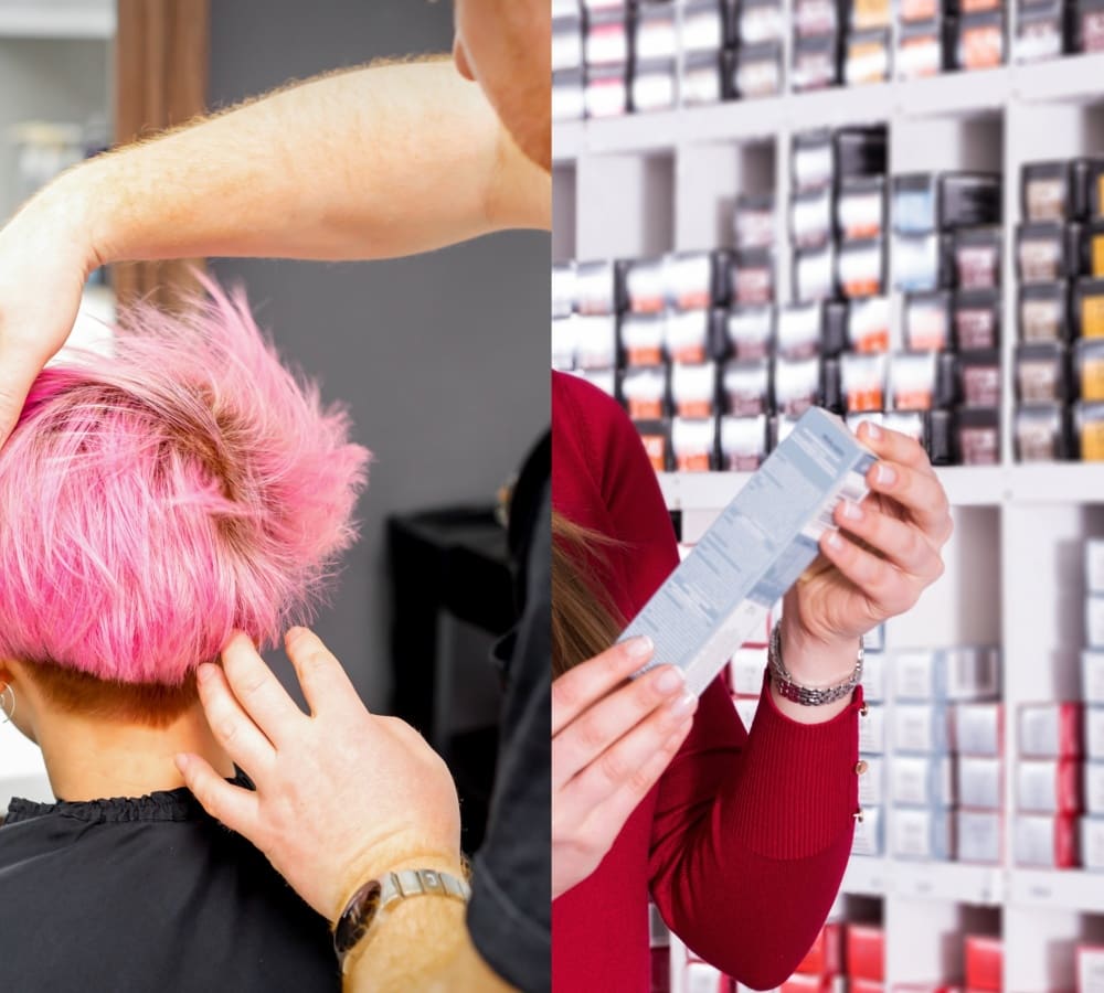 ways to choose blonde shade for dyeing over pink