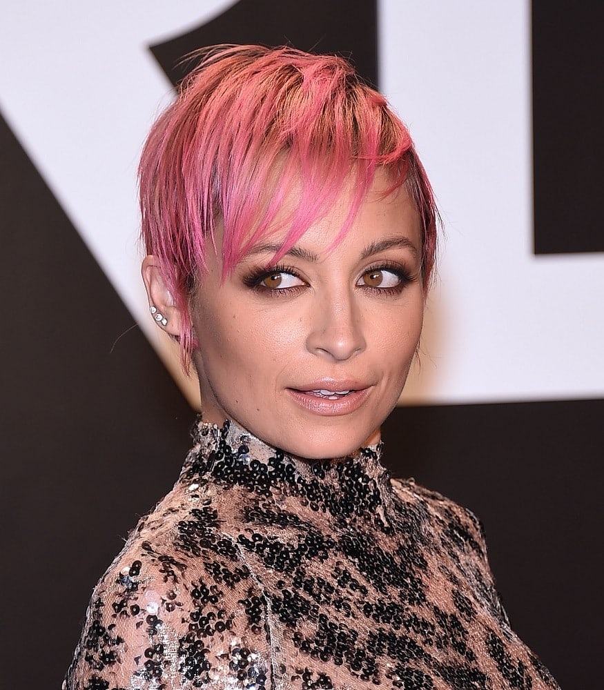 celebrity with pink hair - Nicole Richie