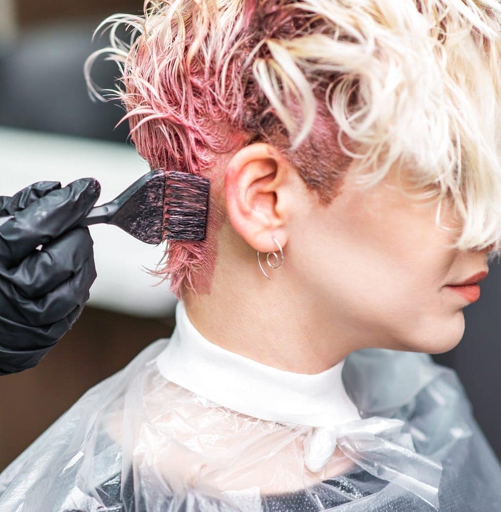 dyeing pink hair over blonde
