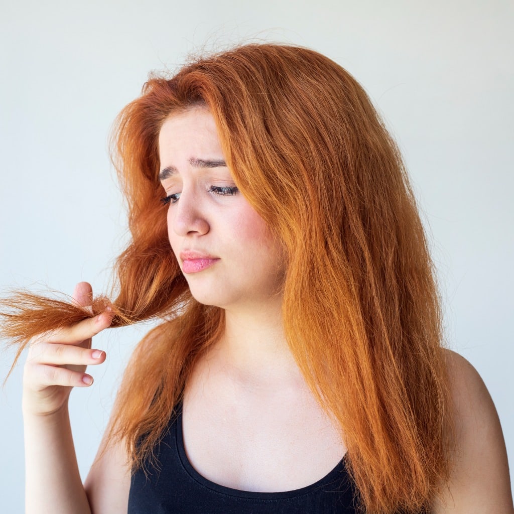 removing copper tones from bleached hair